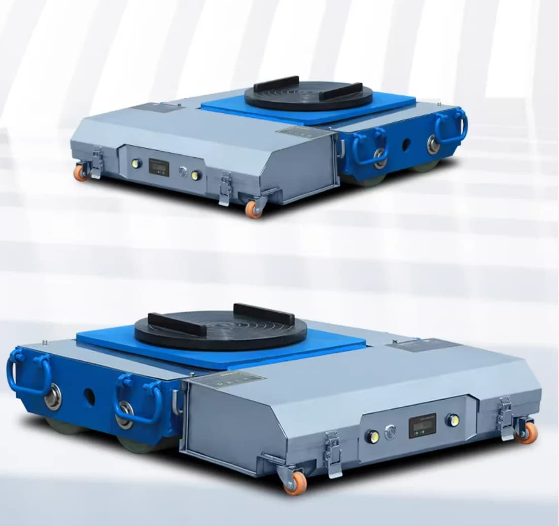 &* For Remote Control Manganese Steel Cargo Material Handling Mobile Machinery Moving Roller Dolly Skates Electric Tank Trolley