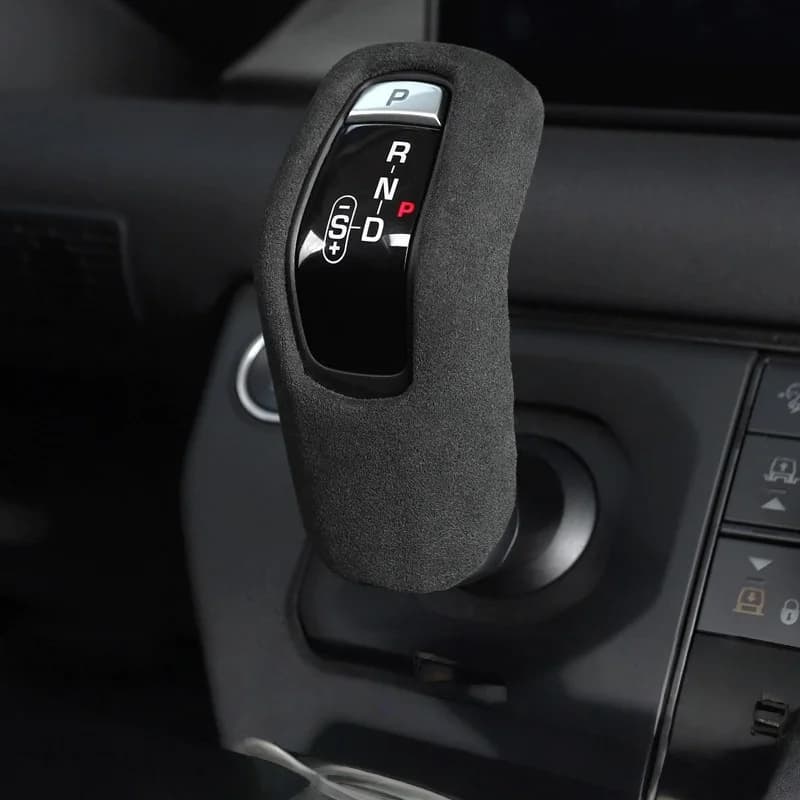 For Land Rover Defender L663 90 110 130 2020 2021 2022 2023 2026 Suede Car Gear Shift Knob Cover ABS LHD & RHD Car Accessories