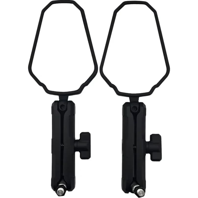 Espejos Universales para Motocicleta, Ajustables en Ángulo, Plegables, para Manillar, Compatibles con Motos de Aventura, Todoter