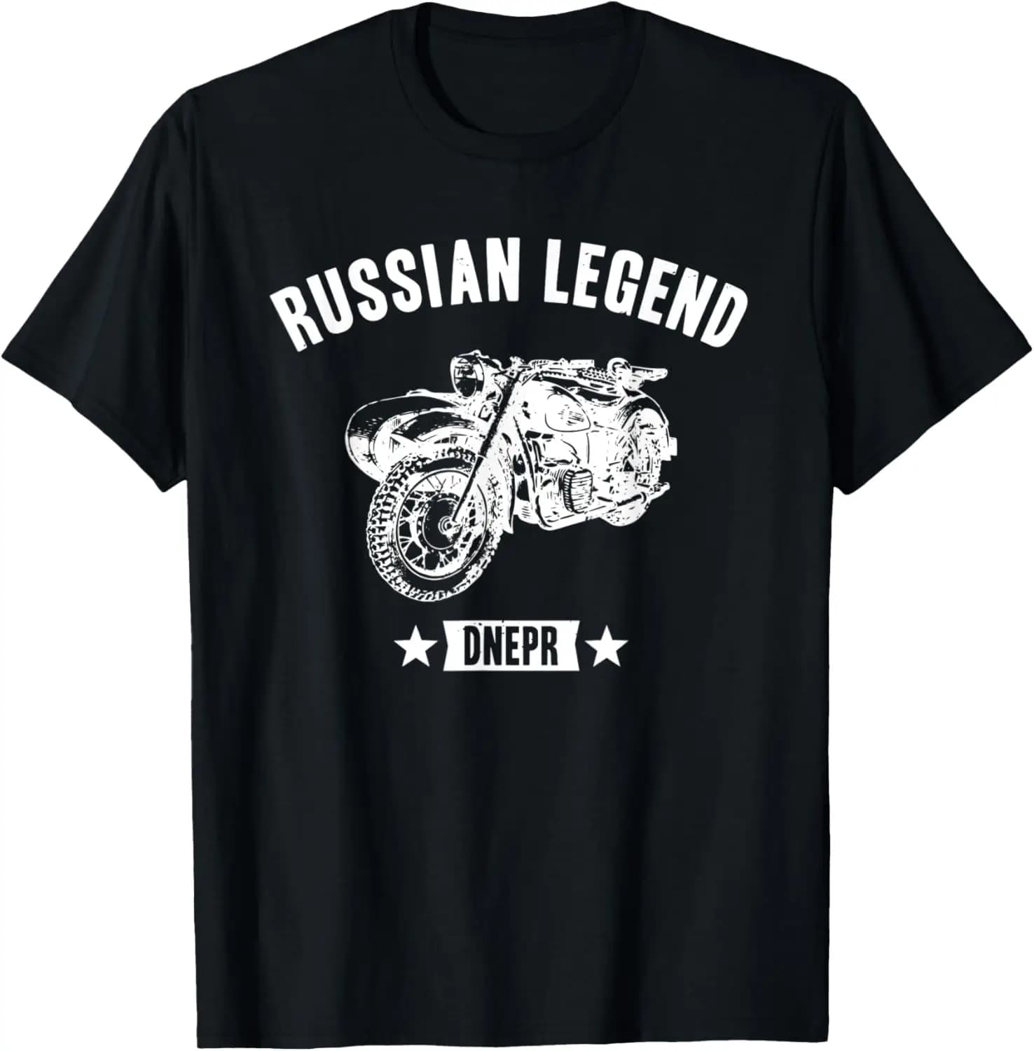 Dnepr Motorcycle Russia CCCP Design USSR T-Shirt Short Sleeve Casual 100% Cotton T Shirt