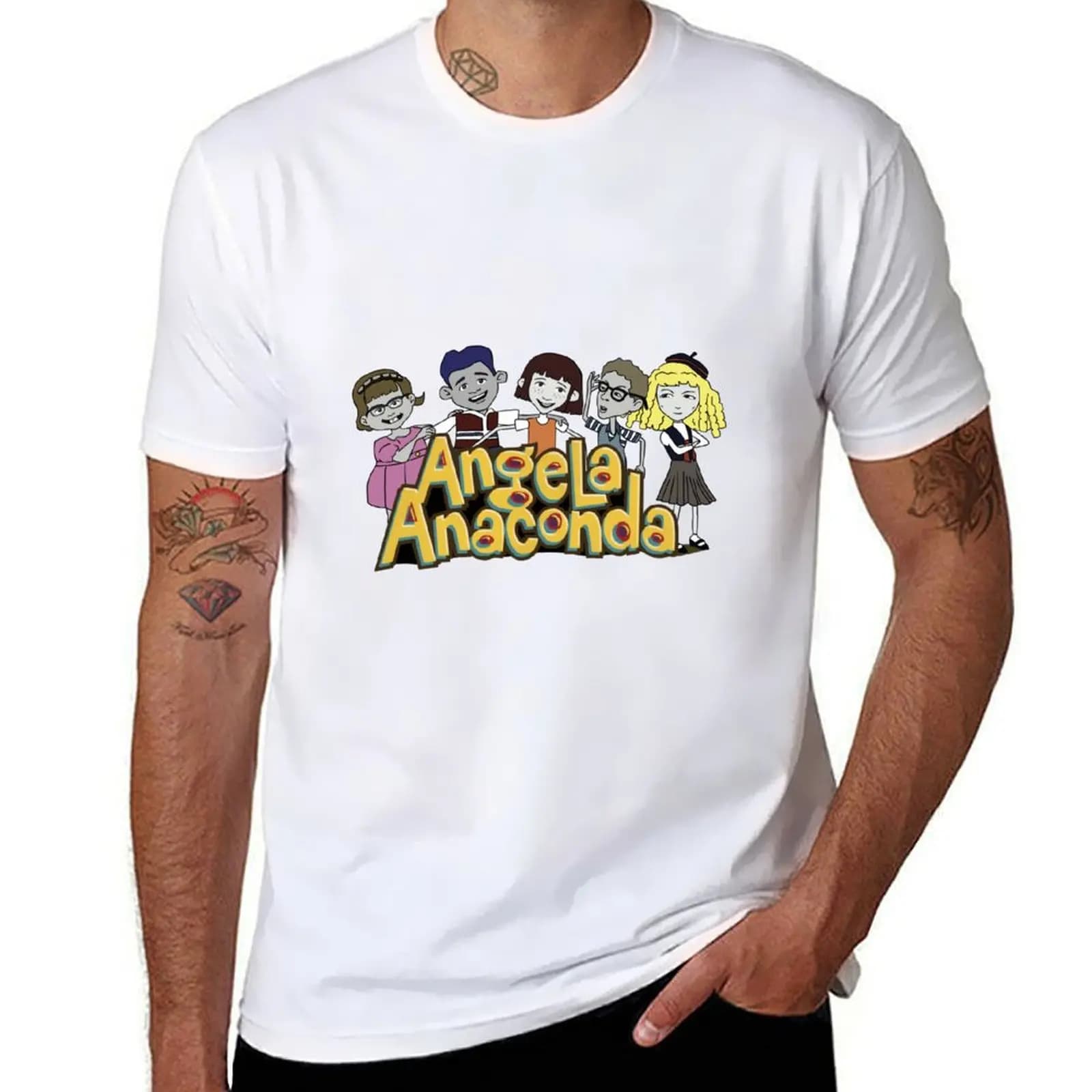 Angela Anaconda T-Shirt t shirts for man cotton man t shirt summer T-Shirt