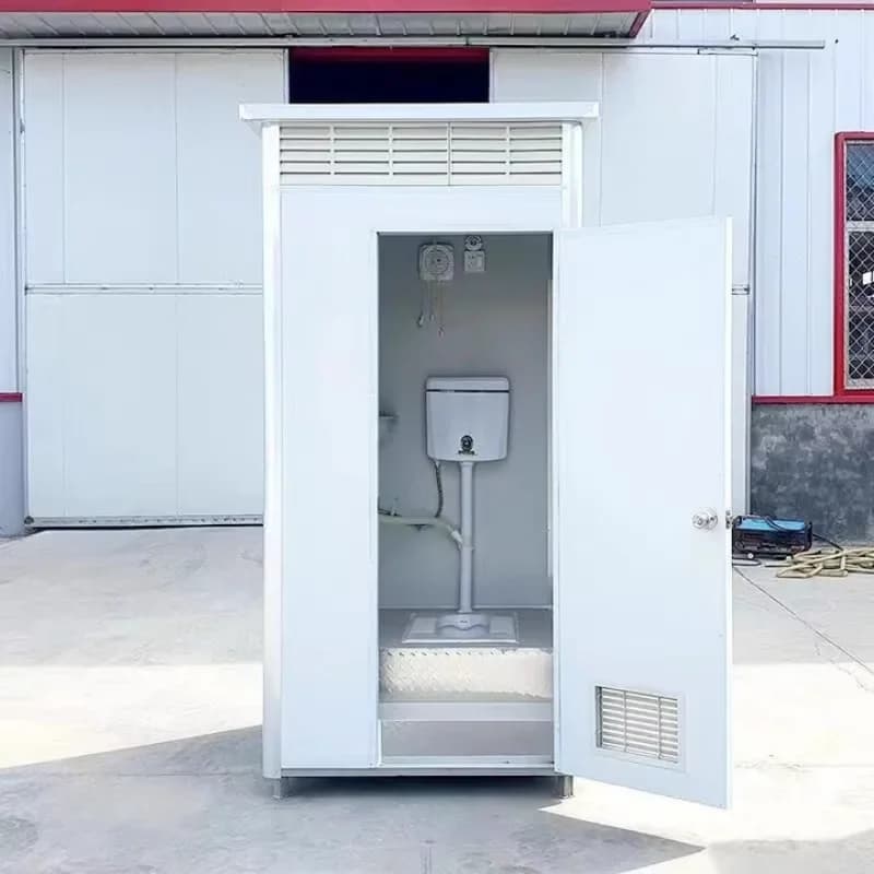 Shipping simple toilet, dry toilet, mobile public toilet, outdoor toilet 1.3 toilet model + washing table