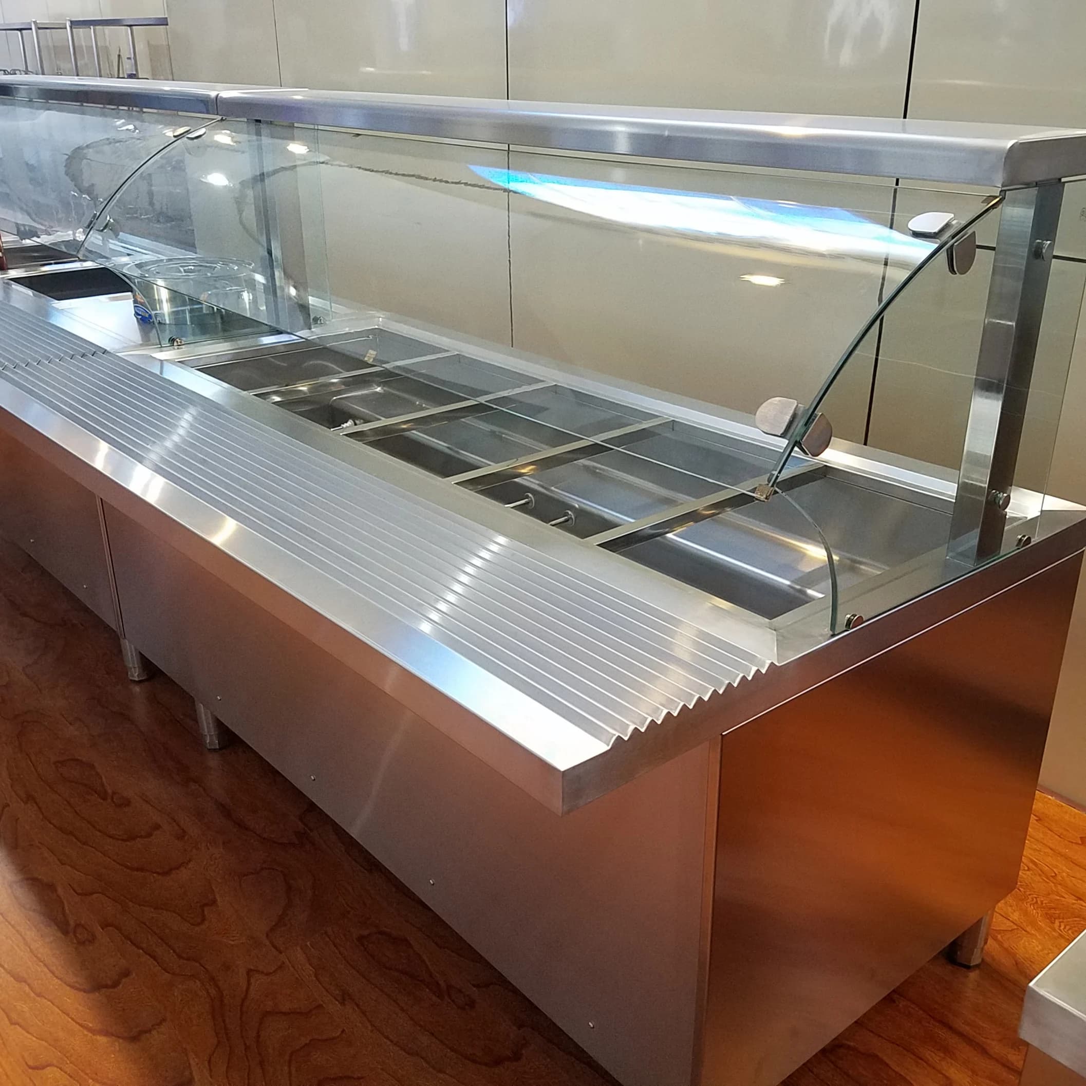 Restaurant Food Hot Heater Service Stainless Steel Silver Electric Buffet Food Heater Server