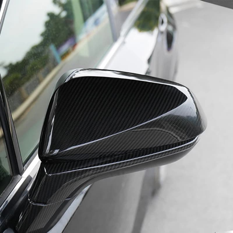 Car Side Rearview Mirror Decoration Cover Trim Sticker Styling For Lexus NX 260 300h 350h 2020-2022 ABS Carbon Fiber LHD RHD