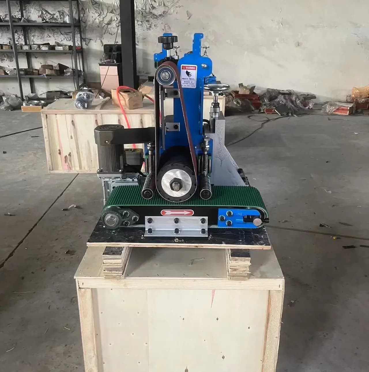 2025 New Model Multi-station 150 Metal Sheet Deburring Belt High-efficiency Grinding Machine