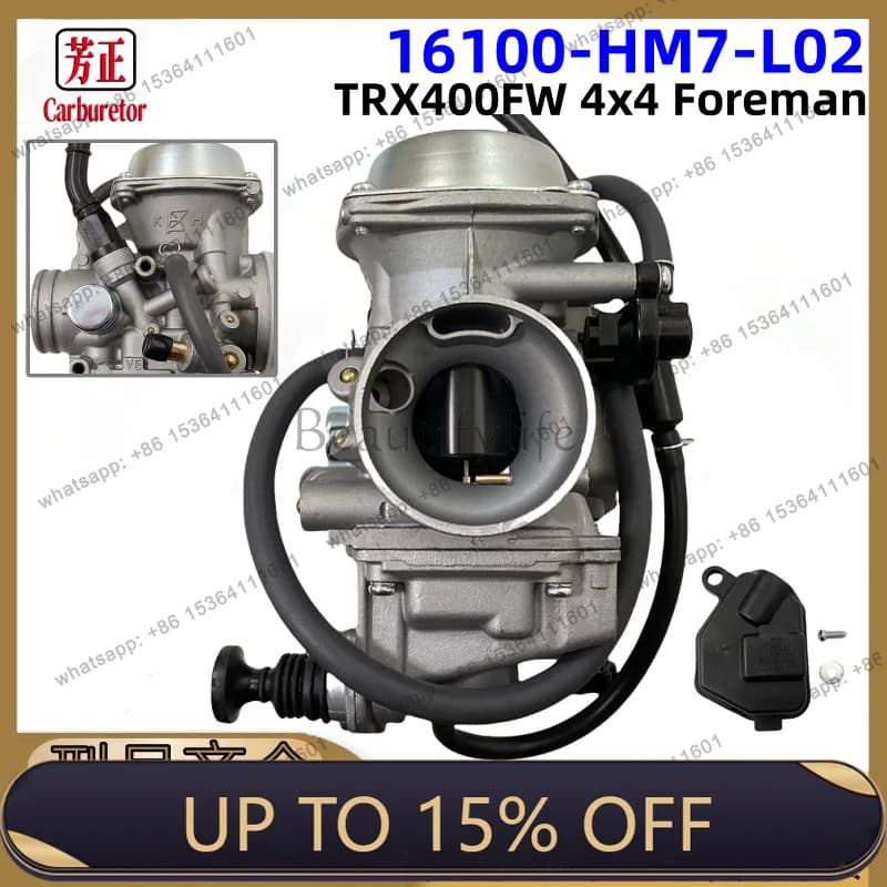 LS16100-HM7-L02 Motorcycle Carburetor for FourTrax TRX400FW Foreman