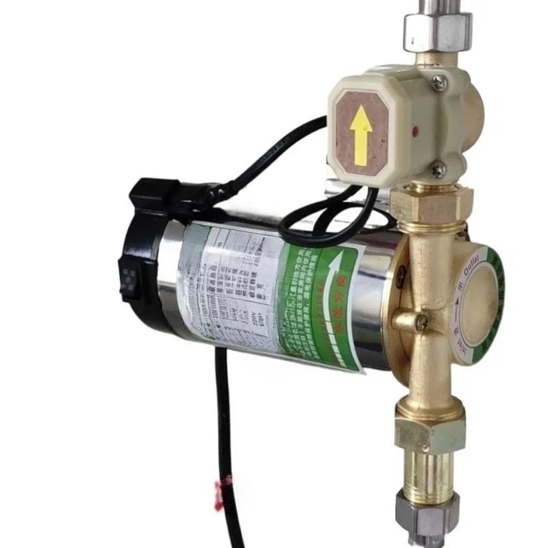 Household automatic tap water booster pump, silent solar water heater 220v small stainless steel, pipeline