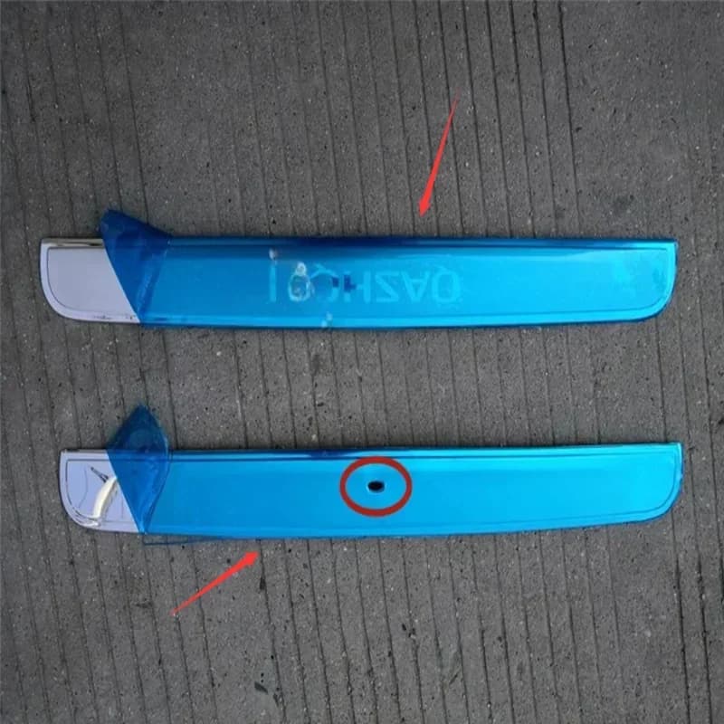 For Nissan Qashqai J10 2008-2016 Car-styling Stainless Steel Tailgate Boot Rear Door Grab Handle Trim Cover  Door Edg Protector