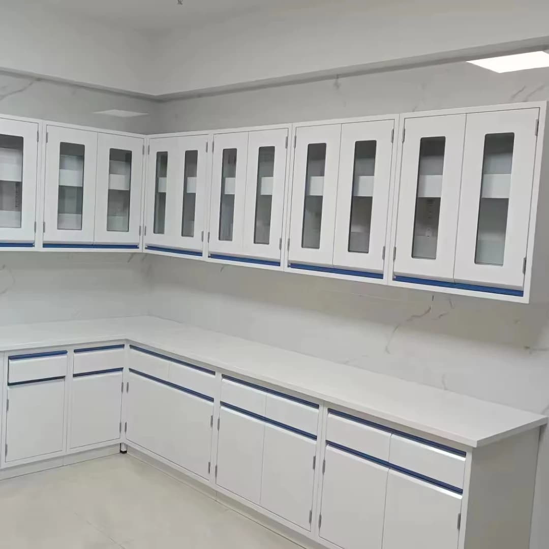 Chemical Dental Furniture Wall Lab Work Bench Laboratory Cabinet