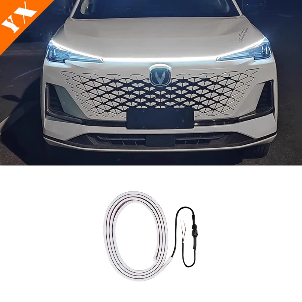 For cs55 plus accessories cs55plus 2025 2024 Car Grill Daytime Running Light Machine Cover Atmosphere Light Decorative Light