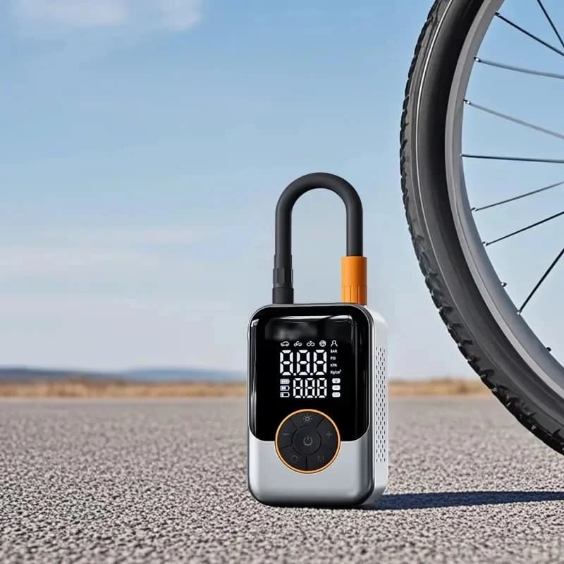 Portle Wirels Car Comprsor Cordls Pump Digital Tire Inflator