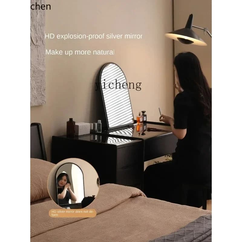 Gz-18   Beta Makeup Table Solid Wood Dressing Table Modern Minimalist Bedroom Dresser Storage Large Capacity