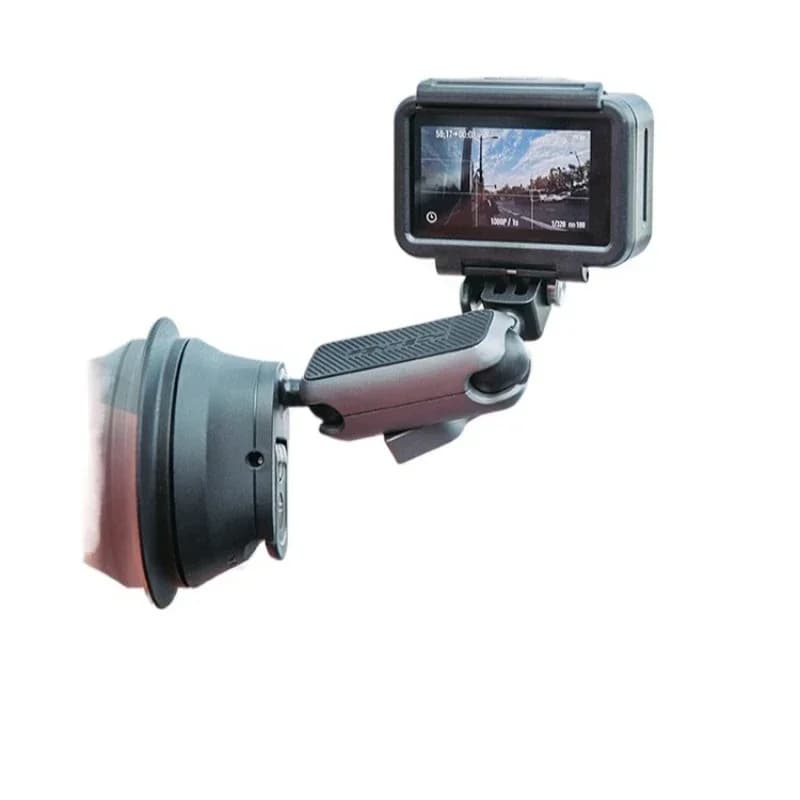 Action camera suction cup holder, car-mounted glass suction cup mobile phone car shot, suitable for DJI Action5pro accessories