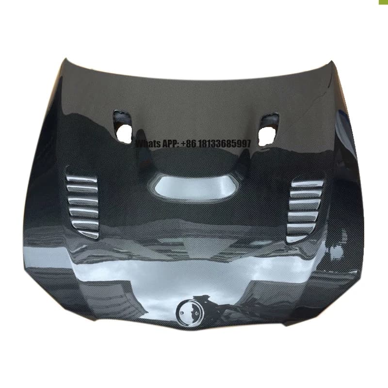 E92 M3 Front Hood for E90 E92 E93 Front Scoop V Design Front Hood M3 Carbon Hood 2008~2013year Car Bonnet