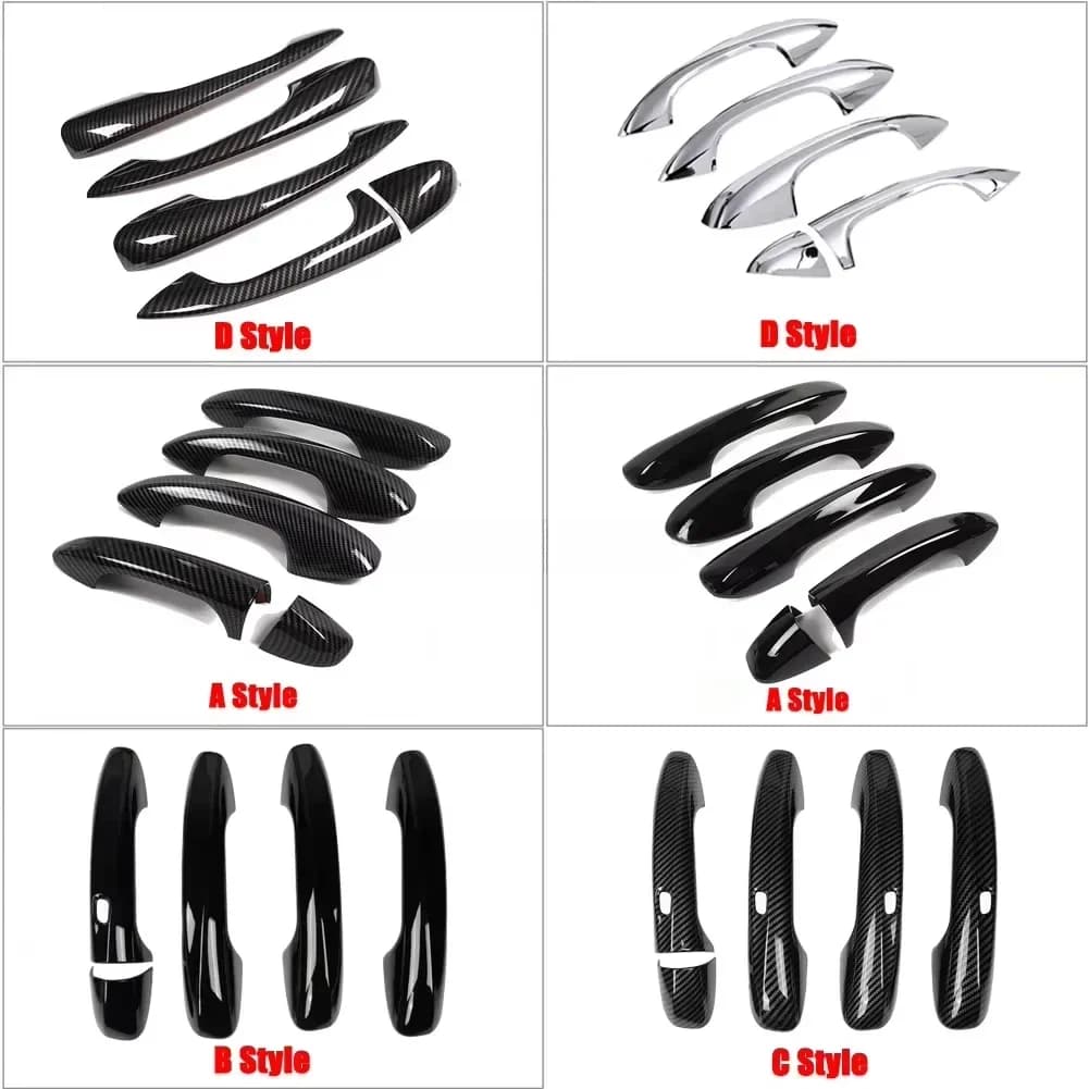 For Mercedes Benz W177 V177 W247 W205 W213 X253 C118 W167 X167 X247 A C E CLA Class Car Accessories Door Handle Cover Trim Frame