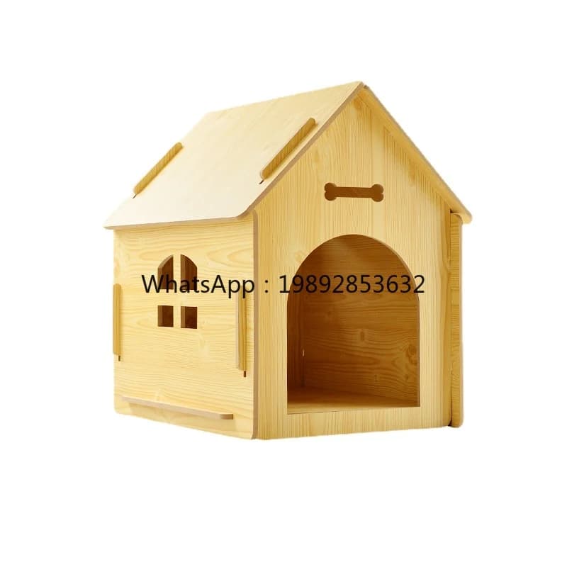 ZZ Wyj Winter Warm Dog House Four Seasons Universal Small Dog Outdoor Closed Cage
