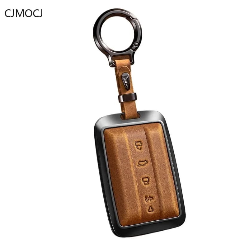 Premium Zinc Alloy Key Cover Case for Tank 300 / 400 / 500 Hi4-T (2024) - High-End Protective Key Fob Shell Keybag Keychain