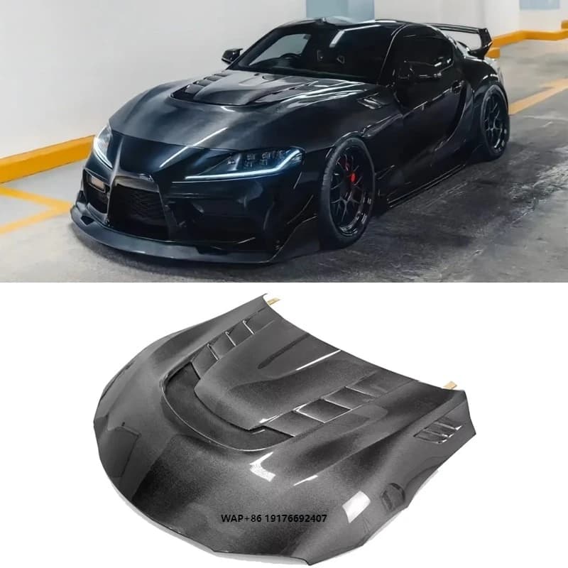For Supra A90 2019-2020 High Quality Carbon Fiber VAR Front Hood Front Bonnet Engine Cover