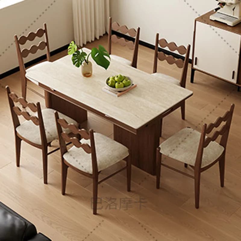 Modern Extendable Dining Table Luxury Living Room Designer Writing High Dining Table Children Mesas De Jantar Home Furniture