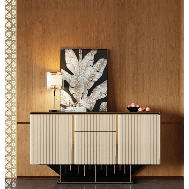 Italian light luxury modern dining side cabinet living room high-end storage villa high-end sense entrance cabinet