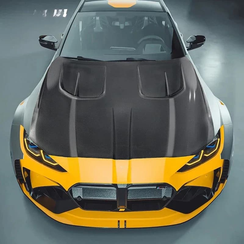 BestsellerHigh Quality Car Fiber Enging For M3 G80 M4 G82 Double Sided Carbon Front Engine Bonnet Hood