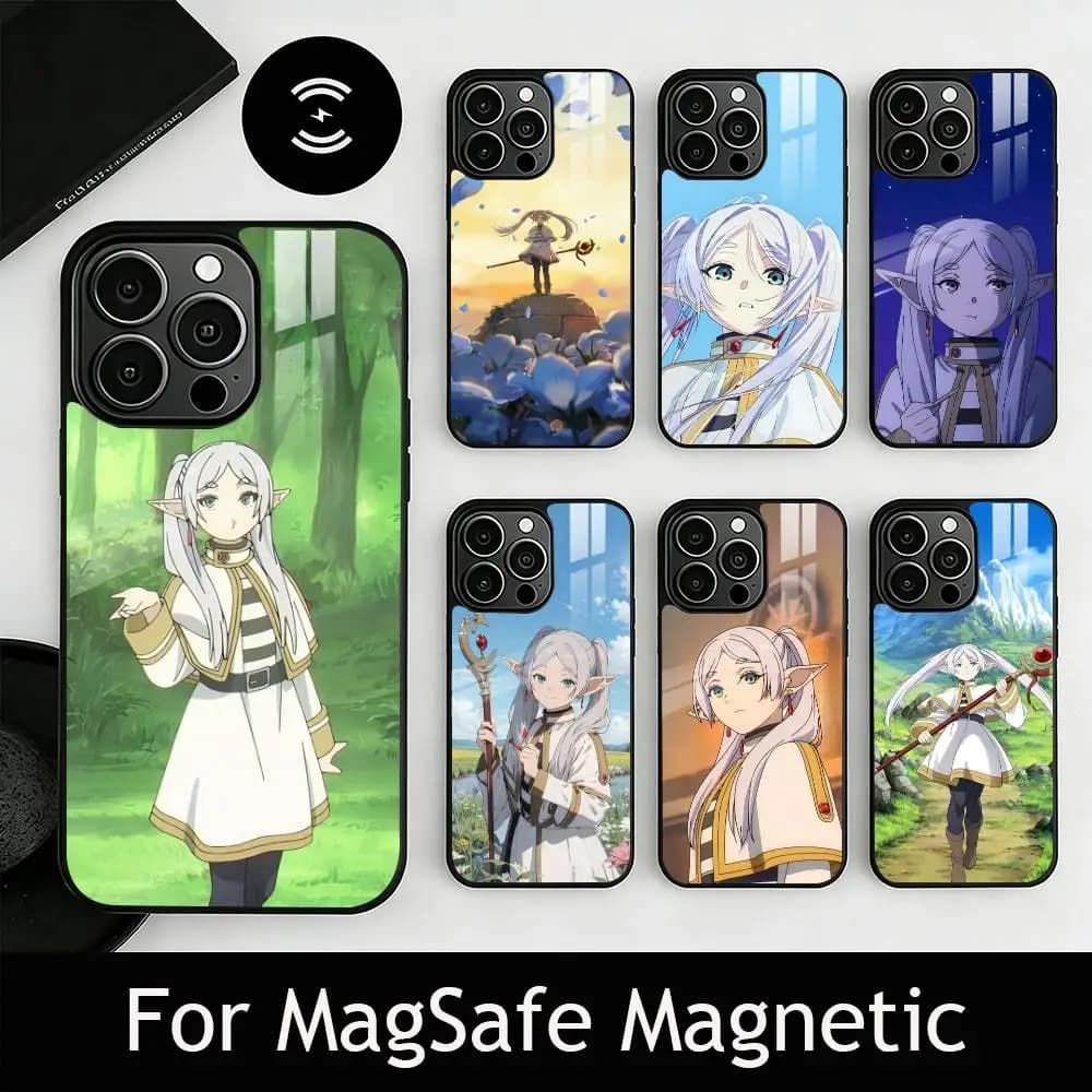 Beyond Journey F-Frieren Phone Case For iPhone17,16,15,14,13,12,11 Plus,Pro Magnetic with Magsafe Wireless Charging