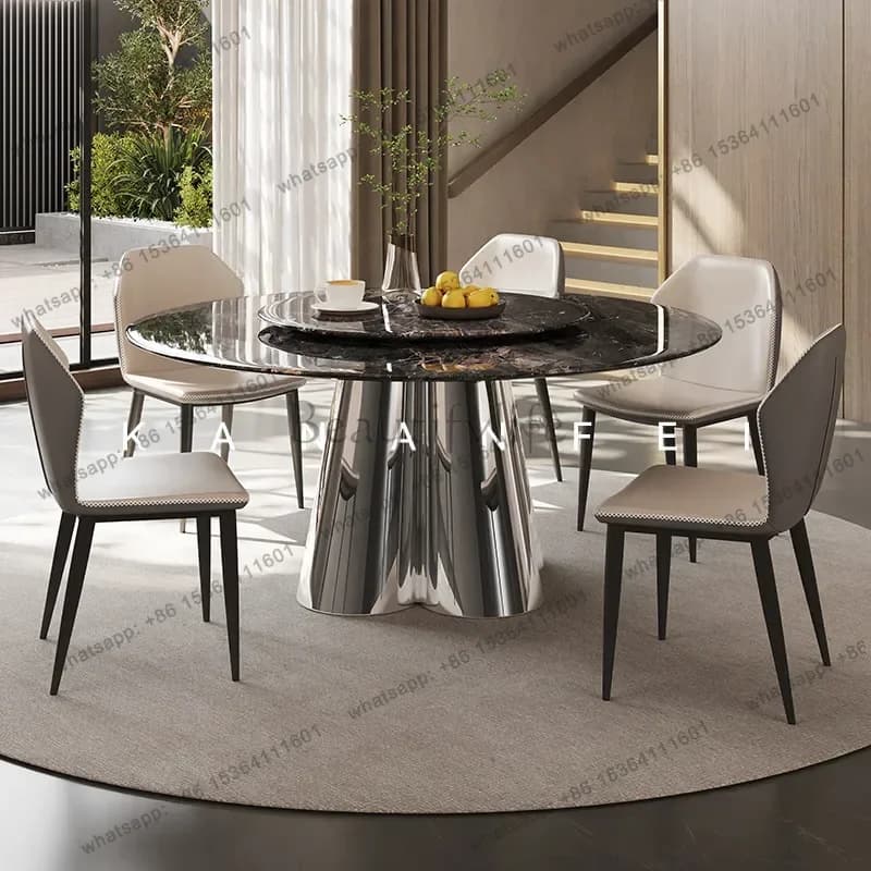 Lounge Clean Dining Table Coffee Kitchen Luxury Nordic Modern Designer Dining Table Bistro Juegos De Comedor Salon Furniture