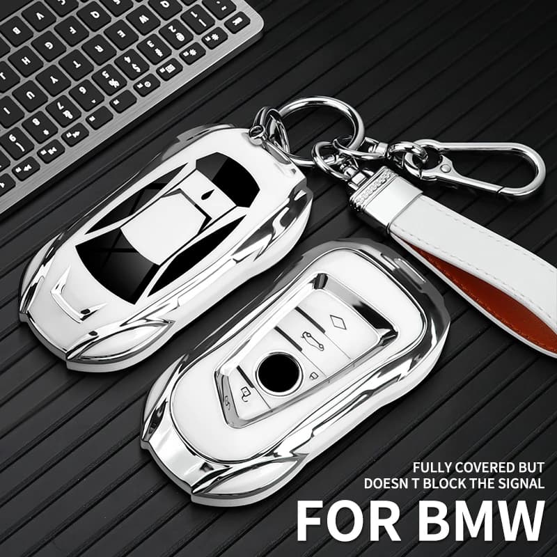 Premium Car Funda Llave For BMW F20 G20 G30 X1 X3 X4 X5 G05 X6 X7 G11 F15 F16 Cubierta De Control Remoto Accesorios Para llavero