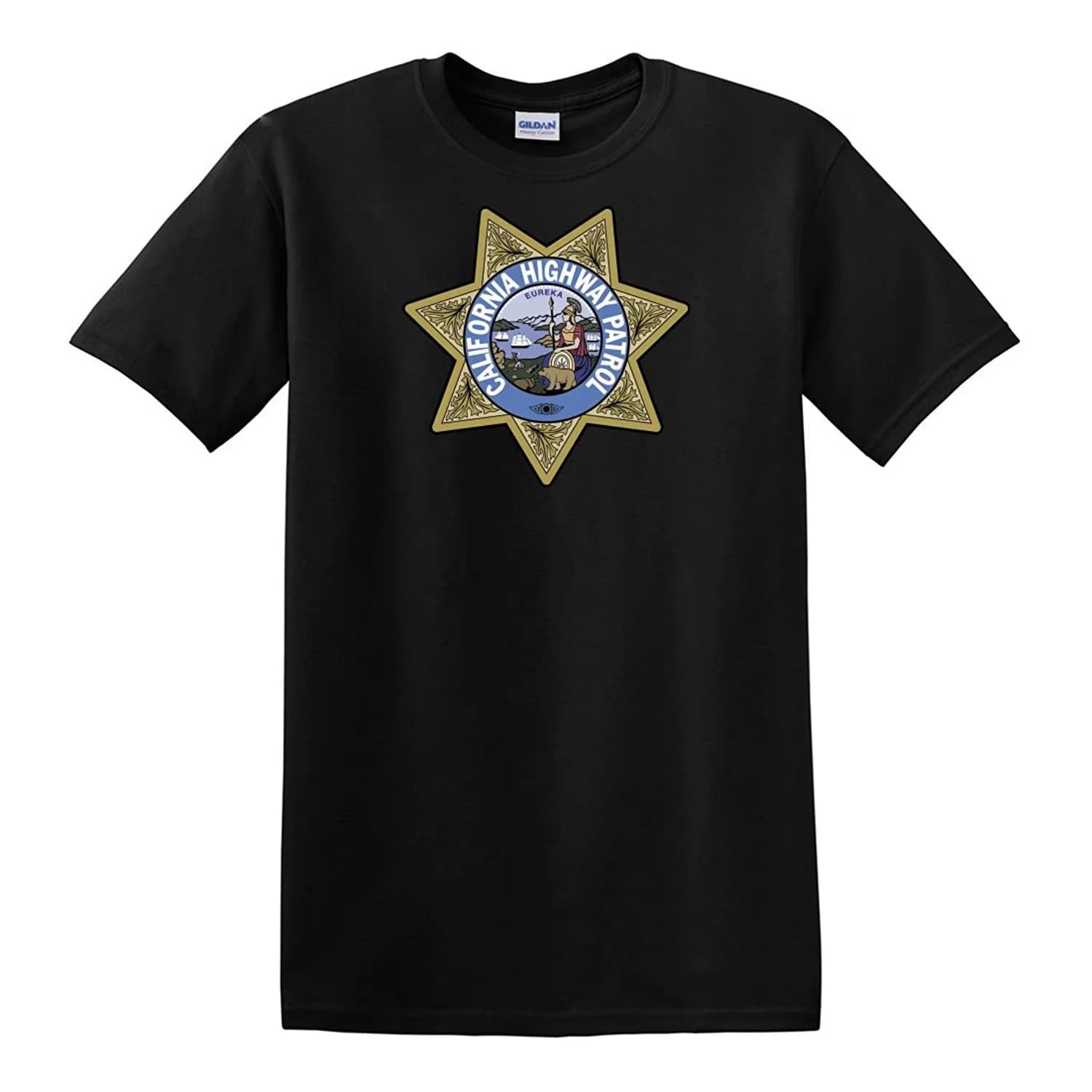 Hot sale Fashion California Highway Patrol Seal T-Shirt. Cotton O-Neck Short Sleeve Men's T Shirt New Size S-3XL