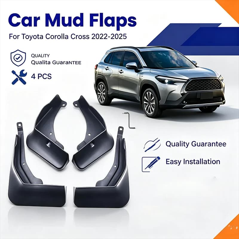 For Toyota Corolla Cross 2022-2025 4Pcs Heavy Duty Mud Flaps Splash Guards Front Rear Wheel Fender Mudguards