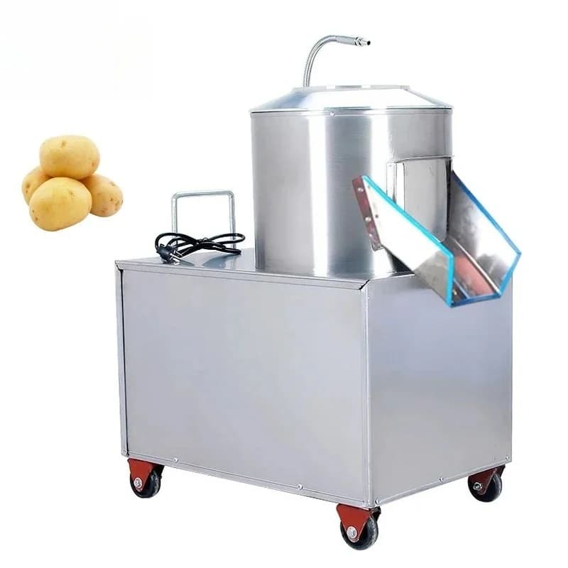 Potato Peeling and Washing Machine Restaurant Stainless Steel Potato Cleaning Machine