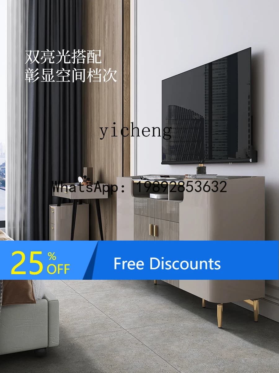 AA  light luxury rock slab  cabinet modern simple wall storage cabinet kitchen household cabinet