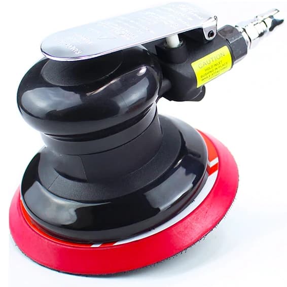Pneumatic Random polisher  Shut-off and Speed Control Switch Tarboya Sander Non Vacuum (NV) Model in Hook & Loop Pad