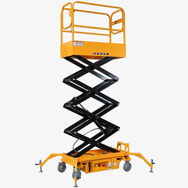 Mobile aerial work platform scissor lifting electro-hydraulic press