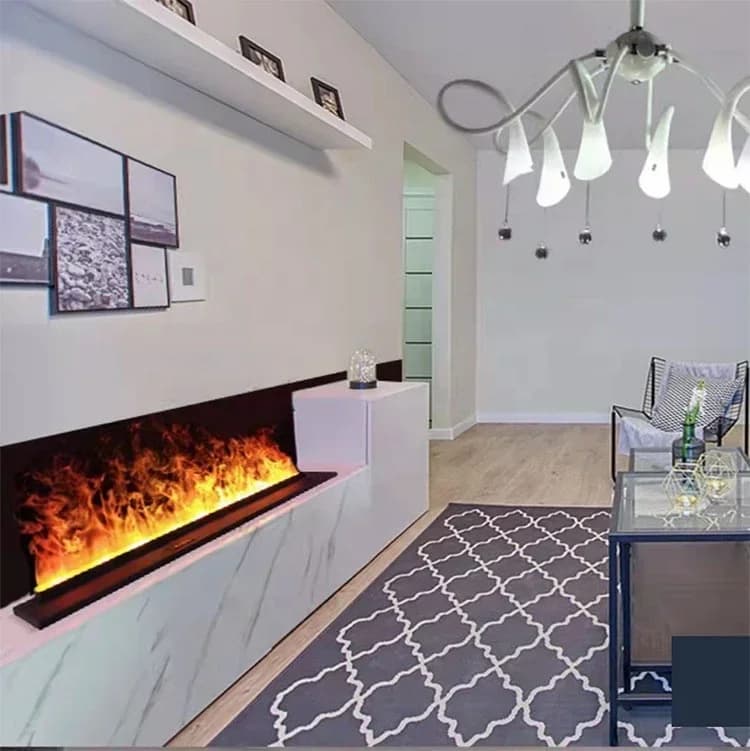 3D Water Vapor Fireplace Electric Insert 7 LED Flame Colors Vapor Steam Water Fireplace 2000 Mm factory outlet