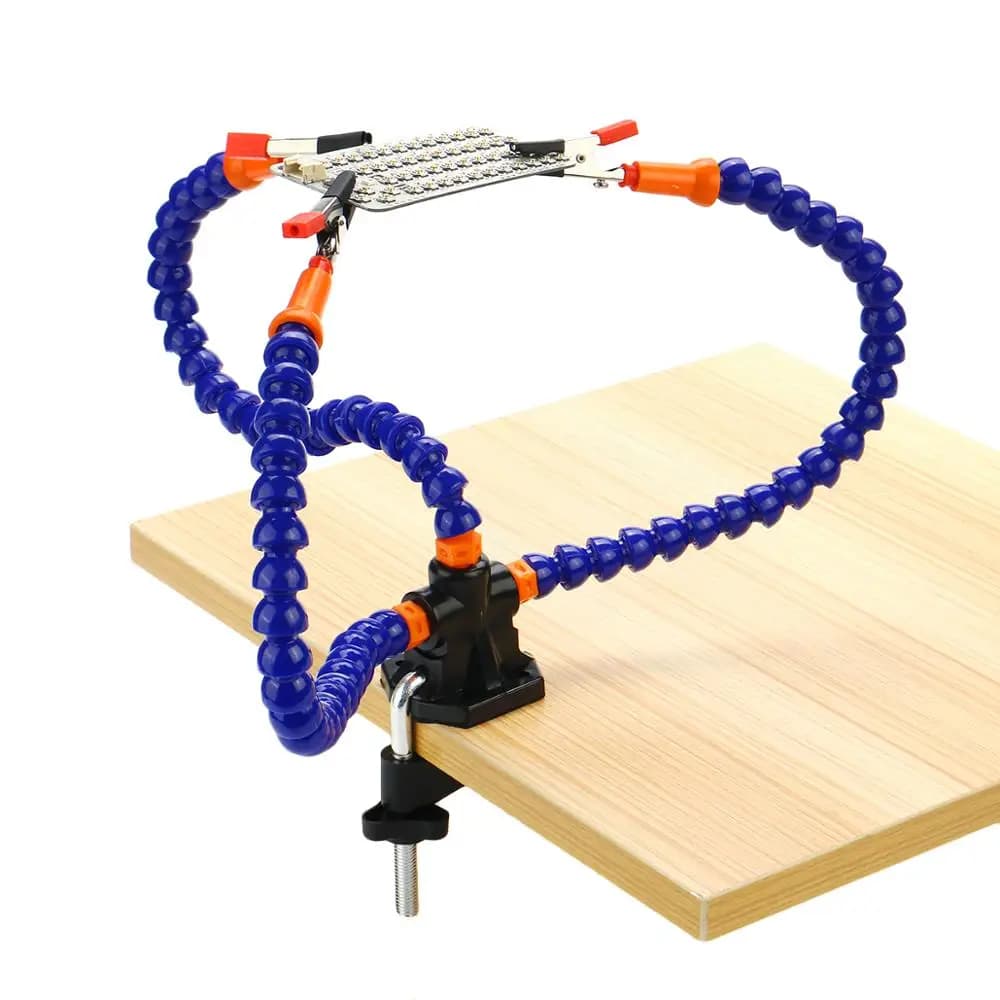 Third Helping Hands Tool Flexible Arms Soldering Station Desk Clamp PCB Holder