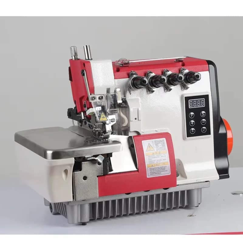 Industrial 4 Thread High Speed Automatic Overlock Sewing Machine