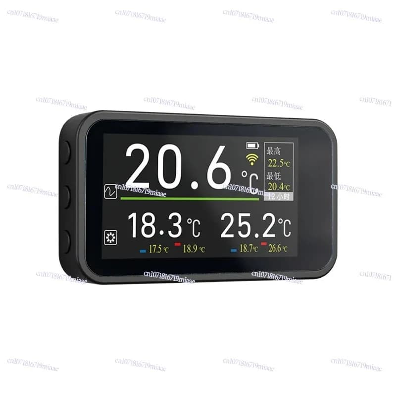 Wireless Car Thermometer Electronic Luminous Display Digital Temperature Gauge for Vehicle