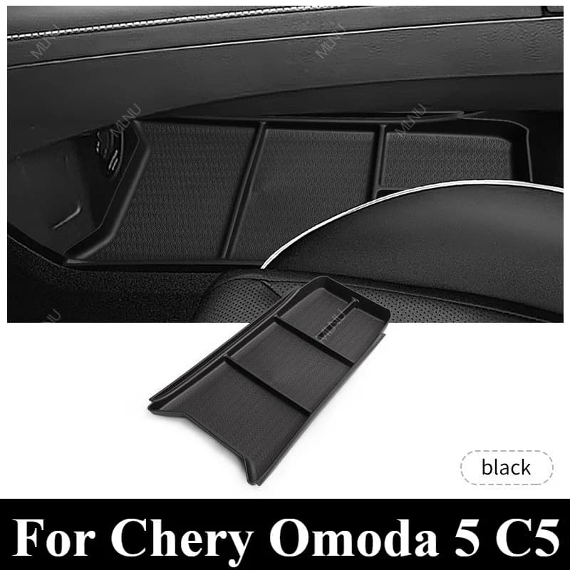 Under-Console Storage Box  For Chery Omoda 5 C5 2025 2024 2023 Accessories Anti-Slip Shockproof Dust-Proof Waterproof