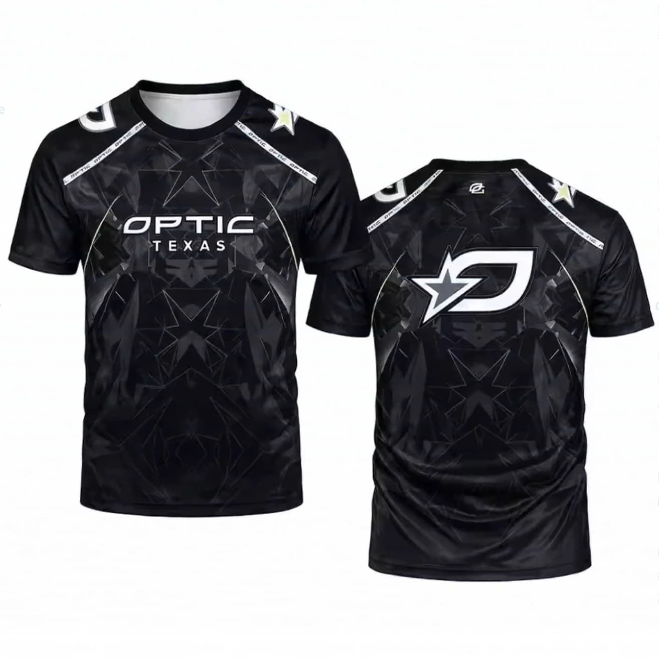 Breathable 3D-printed T-shirts designed exclusively for fans of the Team Esports Club 2026 OpTic TEXAS New Jersey CDL roster