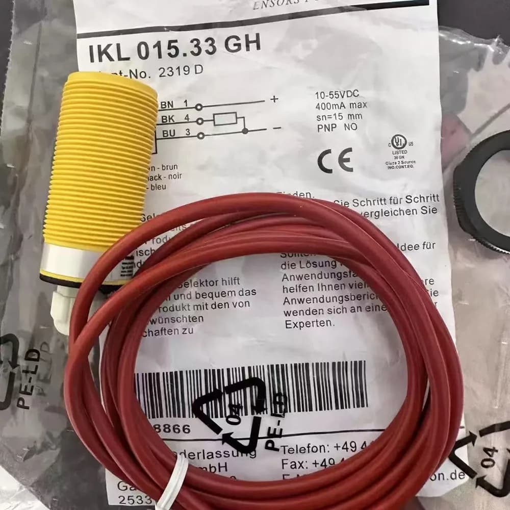 Temperature-Resistant and Corrosion-Resistant Proximity Switch IKL 015.33 GH S4 IKL 015.33 GN S4