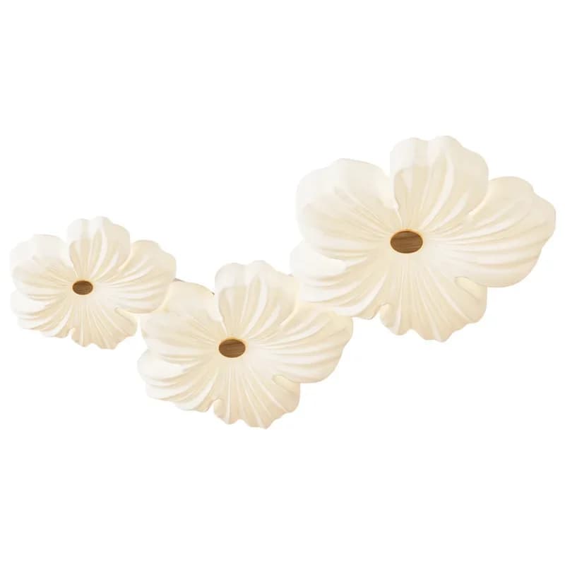 Living room ceiling lamp cream wind flower master bedroom lamp modern simple dining room lamp