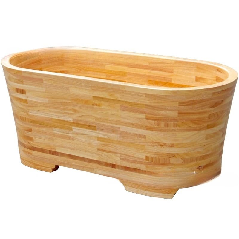 Wooden bucket Bath tub Solid wood bathtub Large bath bucket Thickened bucket hoop bath tub