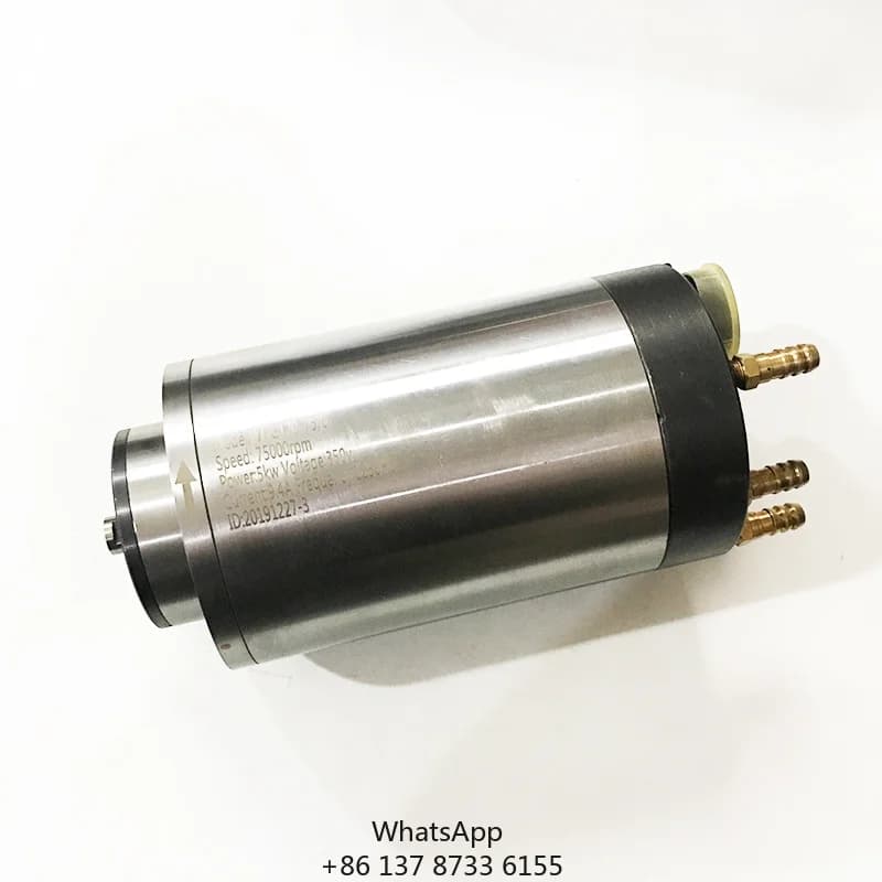 Water Cooling 220v 380v High Torque Surface Grinding 48000rpm High Speed Grinding Spindle Motor