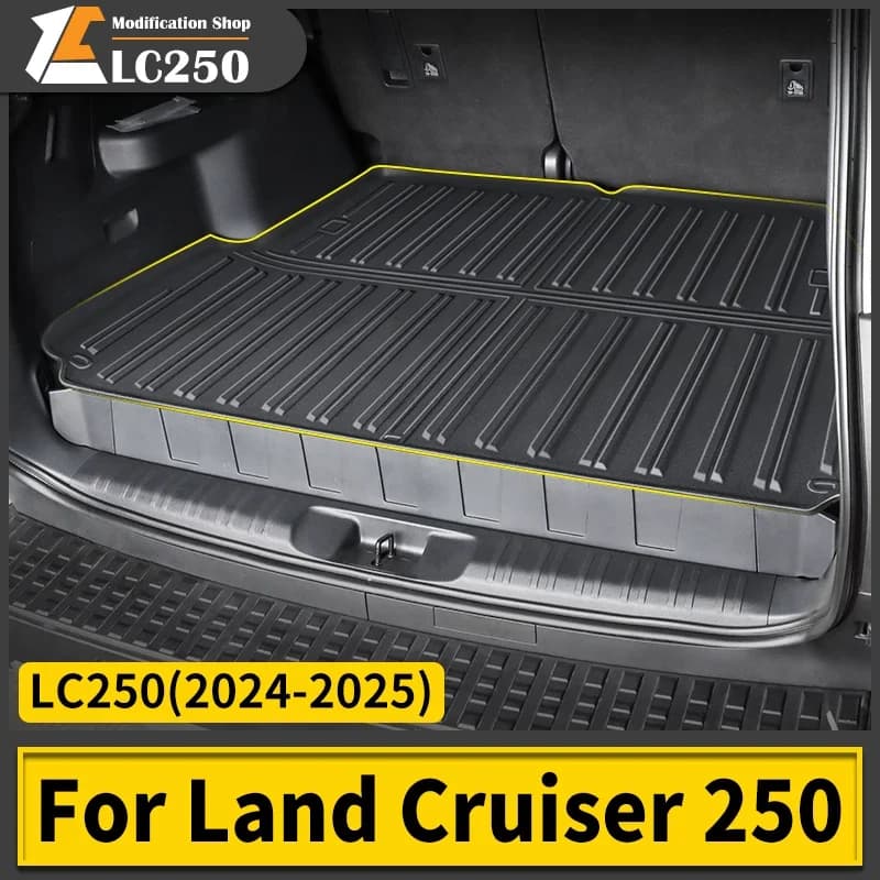For Land Cruiser Prado LC 250 2024-2025 250 Tail box mat Interior ccessories Environmental Protection Waterproof Trunk mat J250