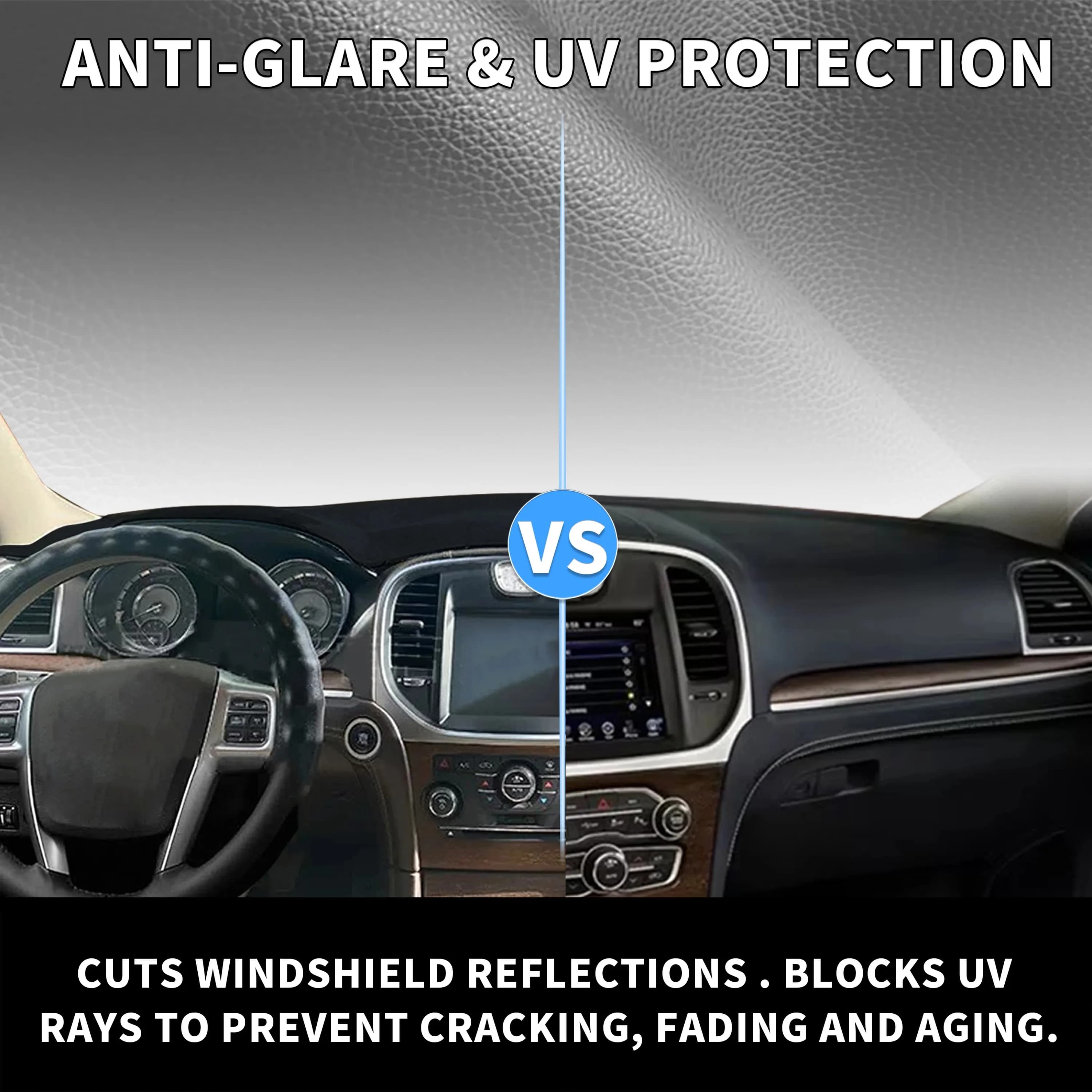 for Chrysler‌ 300C 300 300S SRT Touring Dashmat Dashboard Cover Dash Mat Anti-UV Sun Shade Carpet Pad Car Styling Accessories