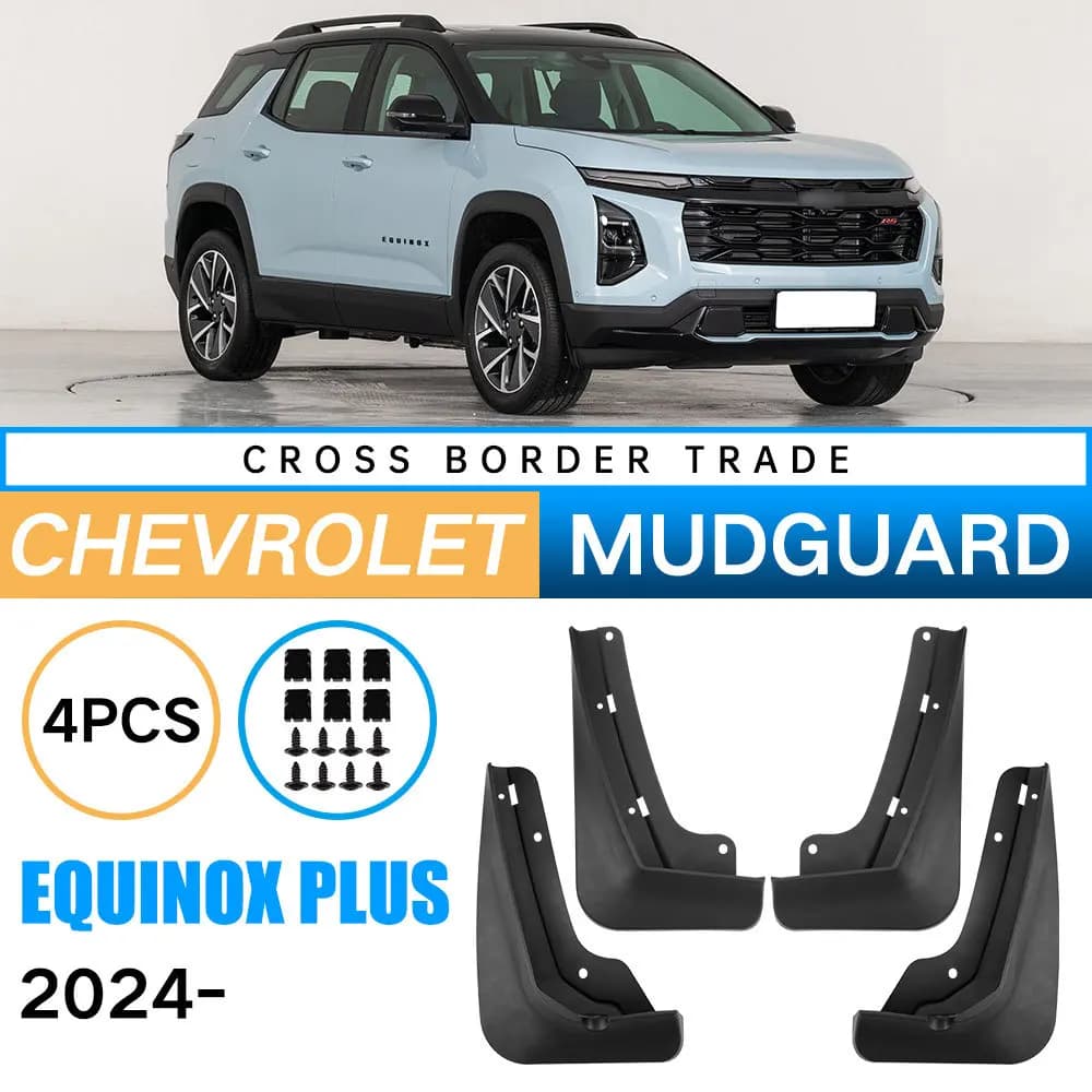 Car Auto Mud Flaps Splash Guards Fender Mudguard for 2024 Chevrolet Equinox Plus High Toughness Anti Collision Protection