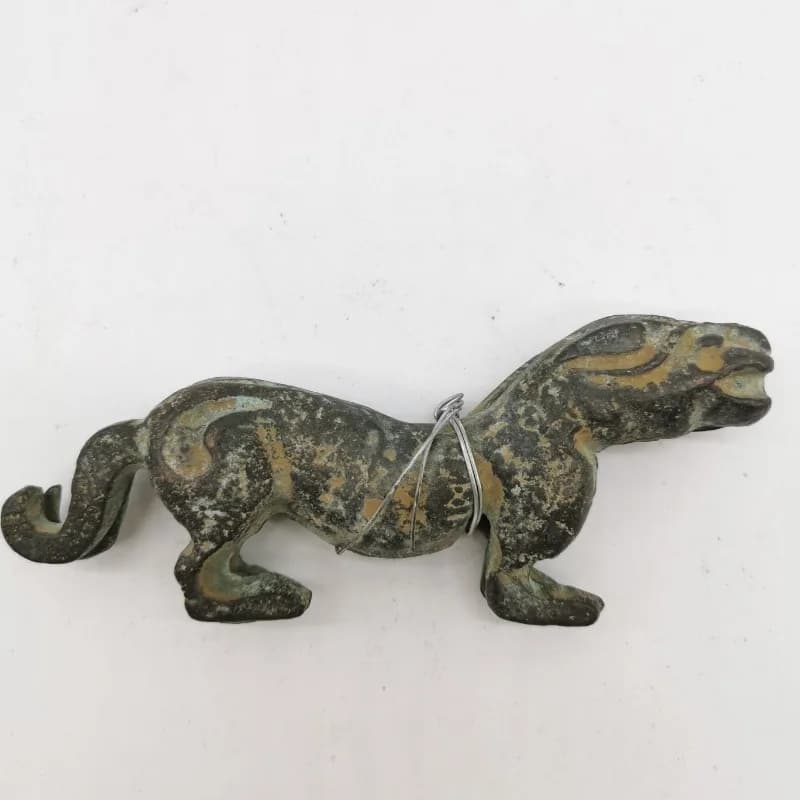 Antique Statue Tiger Talismans Qin Du Tiger Talismans Yangling Tiger Talismans Military Tokens Paperweight Desk Ornament