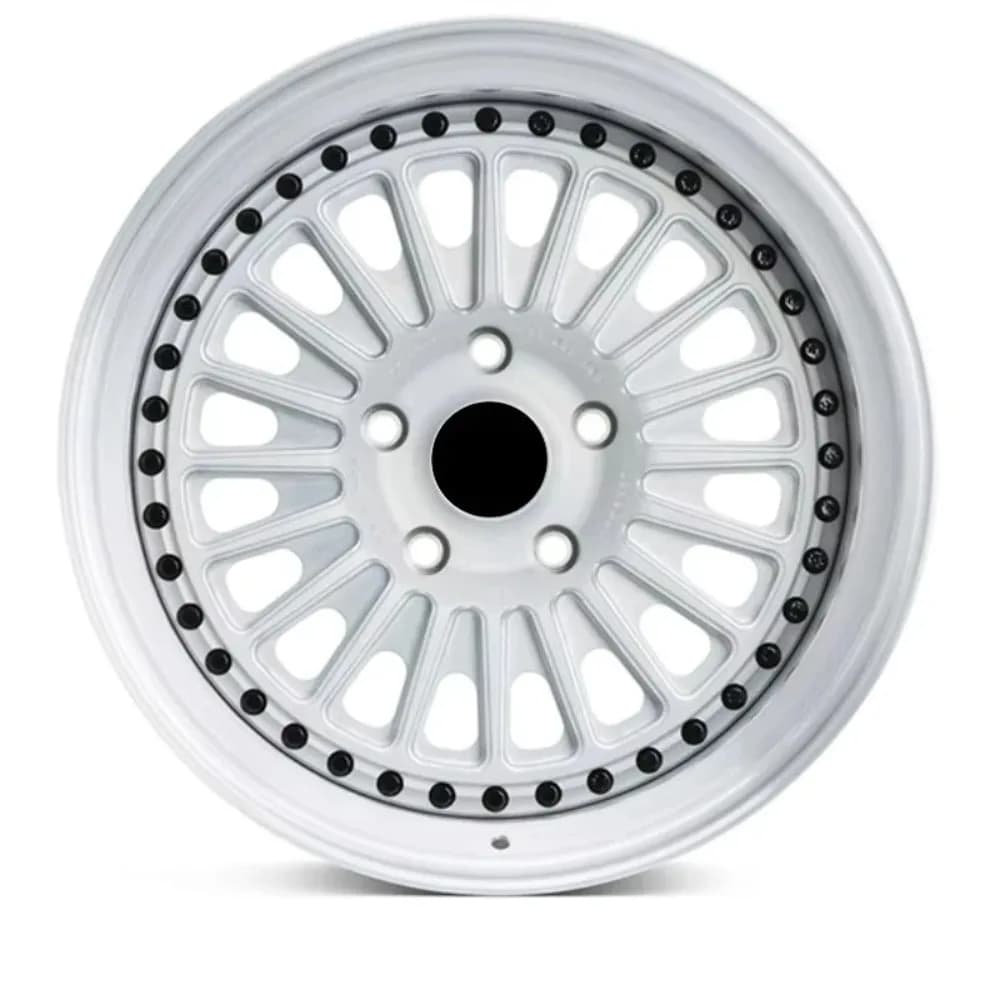 For Kipardo OEM Replacement 19 20 21 22 Inch 2-Piece Forged Alloy Wheel Rim 112 114.3 PCD 30mm Step Lip Available White Silver