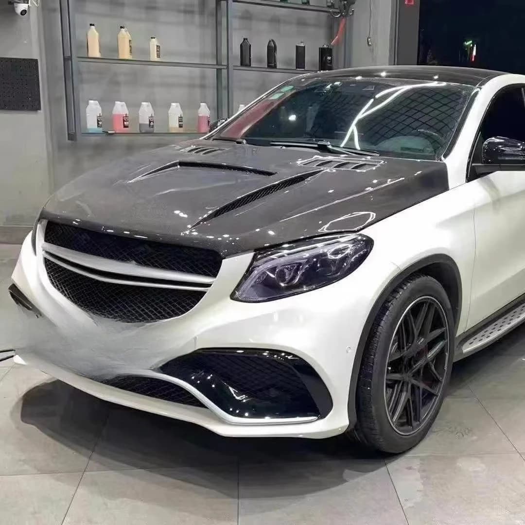 LUMMER Style GLE W166 X292 Coupe Carbon Fiber Hood 2015-2019